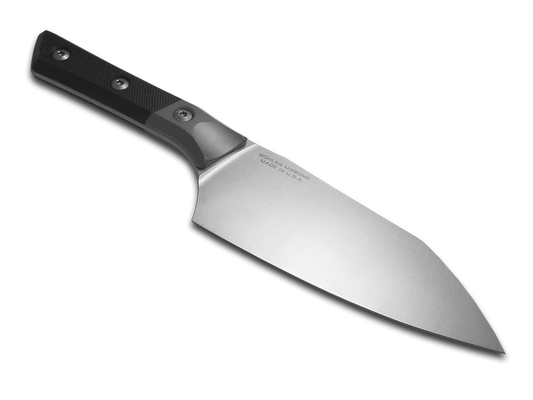 Microtech Knives, LLC™ Large Santoku Kitchen Knife 3200B-10BK Black G10 M390MK Stainless Steel Knife