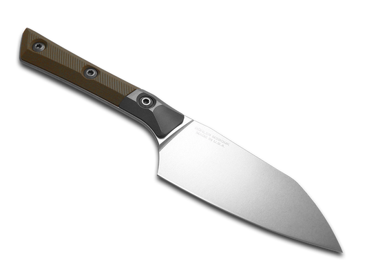 Microtech Knives, LLC™ Small Santoku 3300B-10CE Coyote Tan G10 M390MK Stainless Steel Knife