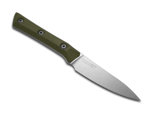 Microtech Knives, LLC™ Paring Kitchen Knife 3500-10OD OD Green G10 M390MK Stainless Steel Knife