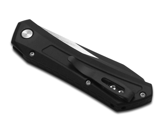 Pro-Tech Knives, LLC™ Oligarch Auto DS103-LTD Black 6061-T6 Aluminum MagnaCut Stainless Steel Pocket Knife