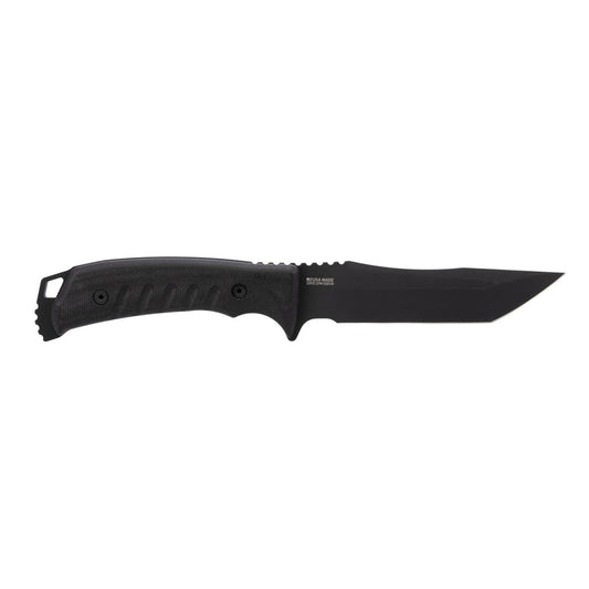 SOG Specialty Knives™ Tanto Pillar FX Fixed Blade SOG-UF2001-BX Black Linen Micarta CRYO CPM S35VN Stainless Steel Knife