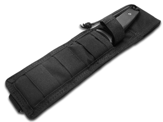 Spartan Blades, LLC™ Harsey TT Fixed Blade SB43BKBKNLBK Black Canvas Micarta S45VN Stainless Steel Knife