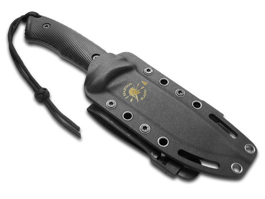 Spartan Blades, LLCโข Harsey Linden Fixed Blade SBEU2BKKYBK Black GRN Elmax Stainless Steel Knife