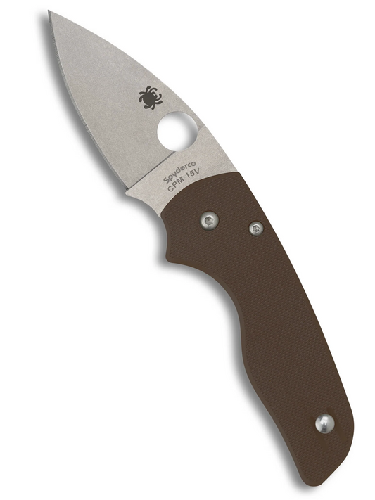 Spyderco Knives™ Lil' Native Compression Lock C230GPBN15V Brown G-10 CPM 15V Carbon Steel Pocket Knife