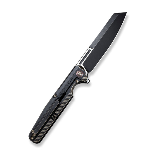 WE Knife Co., Ltd™ Reiver Frame Lock WE16020-5 Blackened Bronze 6AL4V Titanium CPM S35VN Stainless Steel Pocket Knife