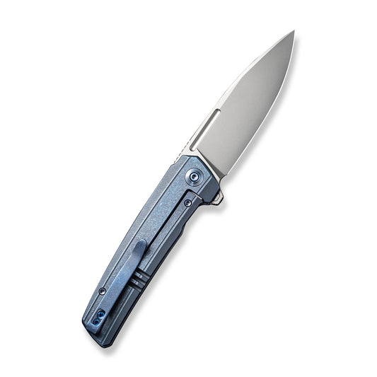WE Knife Co., Ltd™ Speedster Frame Lock WE21021B-3 Blue 6AL4V Titanium CPM 20CV Stainless Steel Pocket Knife