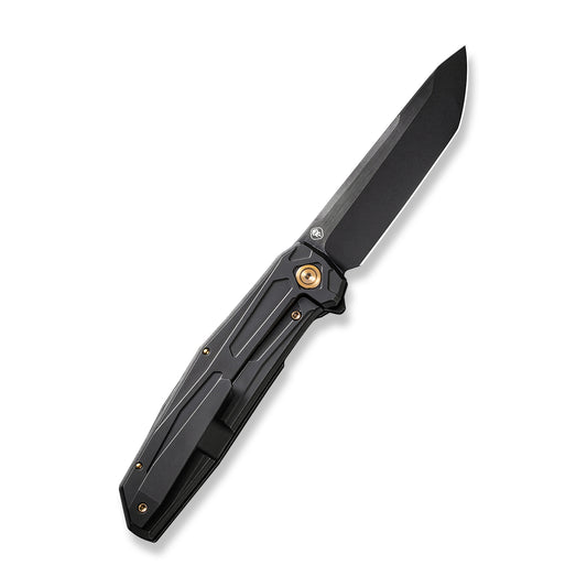 WE Knife Co., Ltd™ Shadowfire Frame Lock WE22035-1 Black Titanium CPM 20CV Stainless Steel Pocket Knife
