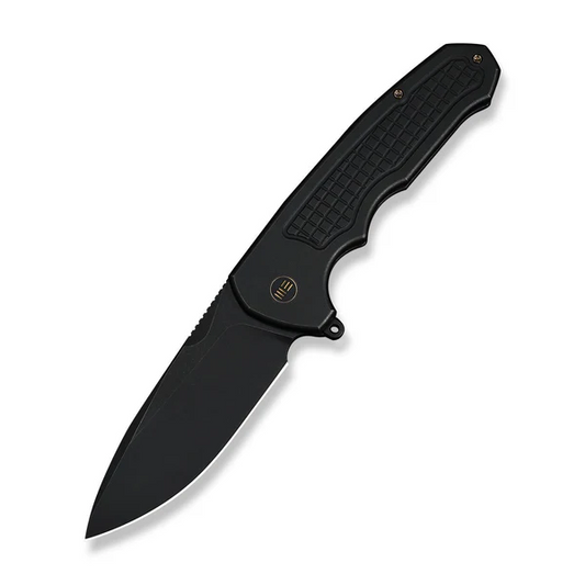 WE Knife Co., Ltd™ Starlash Flipper Lock WE23011C-1 Black Anodized 6AL4V Titanium M390 Stainless Steel Pocket Knife