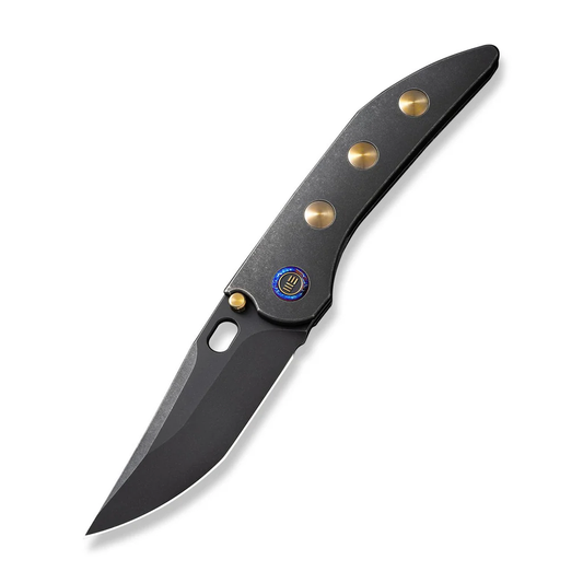 WE Knife Co., Ltd™ Attor Frame Lock WE23037-1 Black 6AL4V Titanium CPM 20CV Stainless Steel Pocket Knife