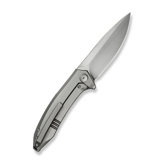 WE Knife Co., Ltd™ Acuminal Frame Lock WE23070-2 Bead-Blasted 6AL4V Titanium Vanax Stainless Steel Pocket Knife