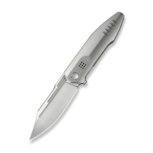 WE Knife Co., Ltd™ Flight Line Liner Lock WE23089-3 Bead-Blasted 6AL4V Titanium M390 Stainless Steel Pocket Knife