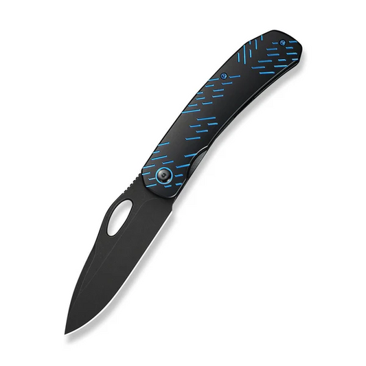 WE Knife Co., Ltd™ Inmate Frame Lock WE23096B-2 Black Anodized 6AL4V Titanium CPM 20CV Stainless Steel Pocket Knife