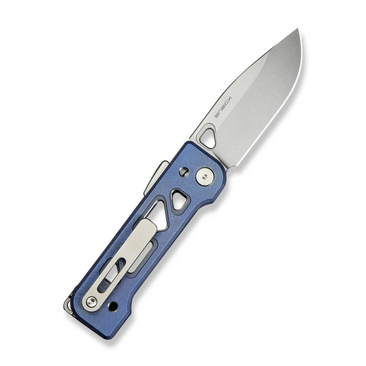 WE Knife Co., Ltd™ Tyro Superlock WE24001-4 Blue Anodized 6AL4V Titanium CPM 20CV Stainless Steel Pocket Knife
