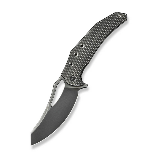 WE Knife Co., Ltd™ Epaulette Frame Lock WE24024-4 Gray Anodized 6AL4V Titanium M390 Stainless Steel Pocket Knife