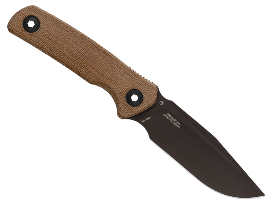Zero Tolerance Knives™ Fixed Blade 0004 Natural Micarta CPM Cru-Wear Semi-Stainless Steel Knife
