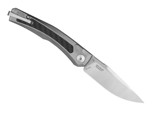 Zero Tolerance Knives™ Button Lock Auto 0556 Titanium and Carbon Fiber CPM MagnaCut Stainless Steel Pocket Knife