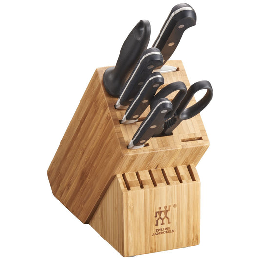 ZWILLING J.A. Henckels, LLC™ 7-piece Kitchen Block Set 35666-000 Black Polymer SIGMAFORGE High-Carbon Stainless Steel