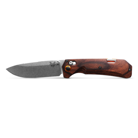 Benchmade, Inc.โข Grizzly Creek 15062 Stabilized Wood CPM S30V Stainless Steel Pocket Knife