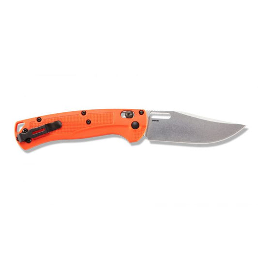 Benchmade, Inc.™ Taggedout 15535 Orange Grivory CPM-154 Stainless Steel Pocket Knife