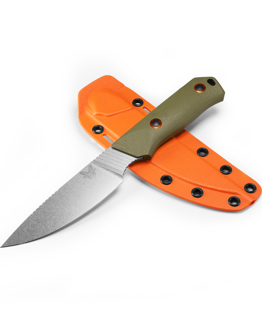 Benchmade, Inc.™ Raghorn Fixed Blade 15600-01 OD Green G10 CPM S30V Stainless Steel Knife