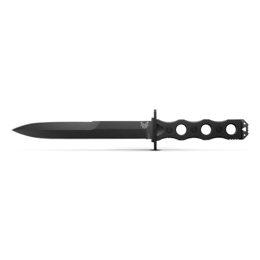 Benchmade, Inc.™ Socp Fixed Blade Dagger 185SBK Black G10 CPM 3V Carbon Steel Knife