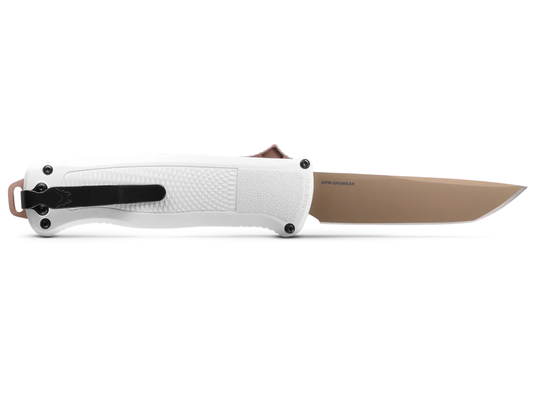 Benchmade, Inc.™ Shootout OTF 5370FE-02 Cool Gray Grivory CPM CruWear Semi-Stainless Steel Pocket Knife