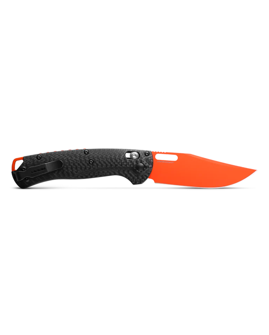 Benchmade, Inc.™ Taggedout 15535OR-01 Carbon Fiber CPM MagnaCut Stainless Steel Pocket Knife
