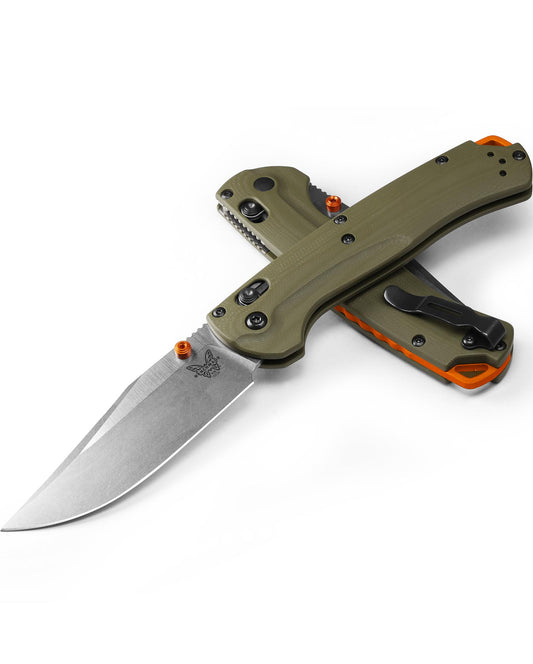 Benchmade, Inc.™ Taggedout 15536 OD Green G10 CPM S45VN Stainless Steel Pocket Knife