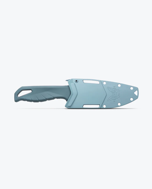 Benchmade, Inc.โข Undercurrent Fixed Blade 18040S Depth Blue Santoprene CPM-Magnacut Stainless Steel Knife