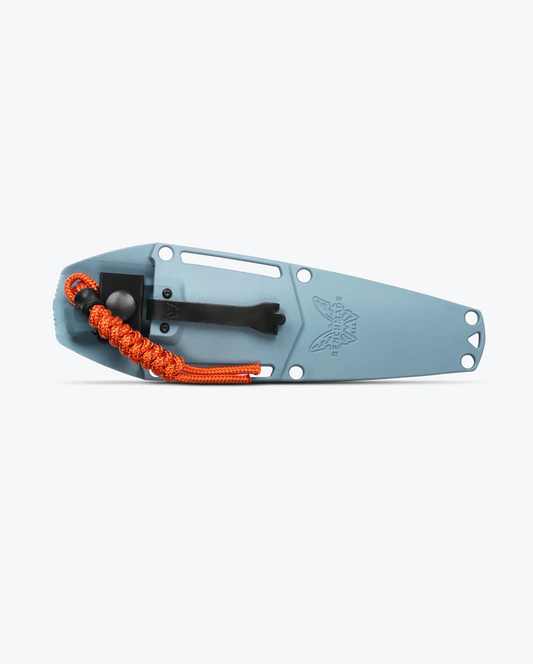 Benchmade, Inc.โข Intersect Fixed Blade 18050 Depth Blue Santoprene CPM-Magnacut Stainless Steel Knife