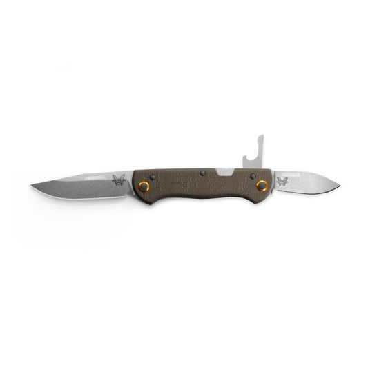 Benchmade, Inc.™ Weekender 317-1 Brown Micarta CPM-S30V Stainless Steel Pocket Knife