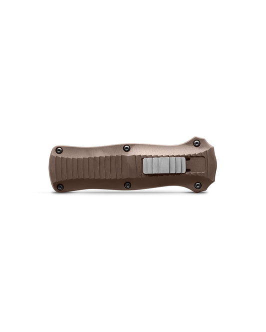 Benchmade, Inc.™ Mini-Infidel D/A OTF 3350-2303 Flat Dark Earth Aluminum S30V Stainless Steel Pocket Knife