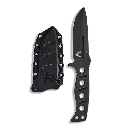 Benchmade, Inc.™ Adamas Fixed Blade 375BK-1 Cobalt Black CPM-CruWear CPM CruWear Steel Knife