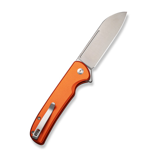 CIVIVI Knives™ Chevalier II Button Lock C20022B-2 Orange Aluminum 14C28N Stainless Steel Pocket Knife