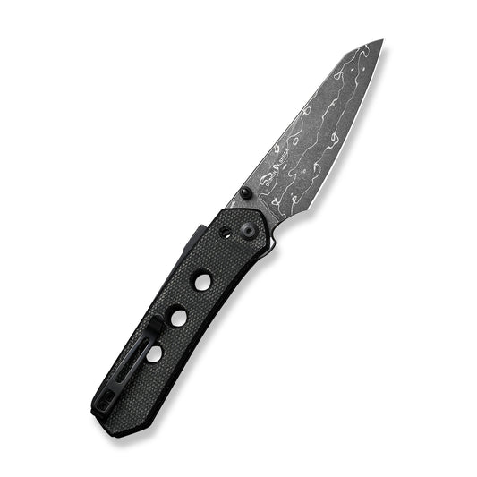CIVIVI Knives™ Vision FG Superlock C22036-DS2 Black Micarta Damascus Steel Pocket Knife