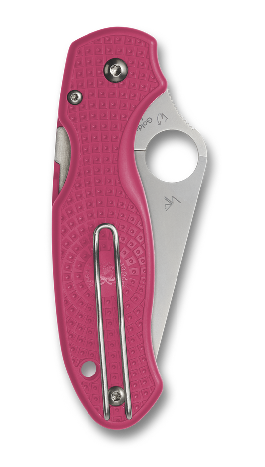 Spyderco Knives™ Para 3 Back Lock C223PPN Pink FRN CTS-BD1N Stainless Steel Pocket Knife