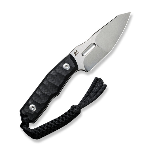 CIVIVI Knivesโข Propugnator Fixed Blade C23002-1 Black G10 D2 Semi-Stainless Steel Knife