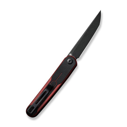 CIVIVI Knives™ Kwaiq Liner Lock C23015-1 Burgundy & Black G10 Nitro-V Stainless Steel Pocket Knife