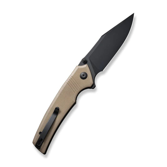 CIVIVI Knives™ Tranquil Liner Lock C23027-3 Tan G10 14C28N Stainless Steel Pocket Knife