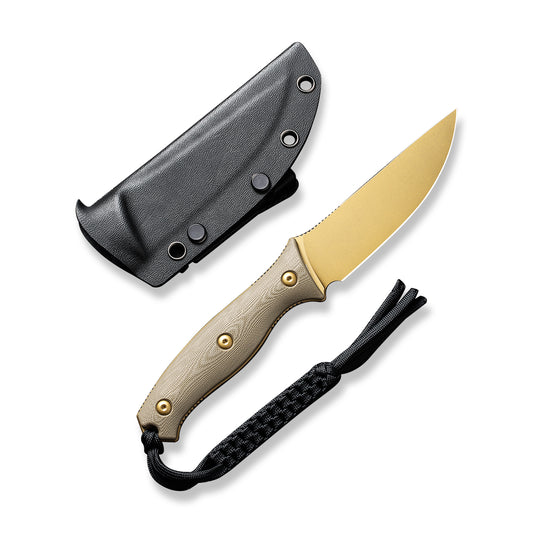 CIVIVI Knives™ Stormridge Fixed Blade C23041-2 Tan G10 Nitro-V Stainless Steel Knife