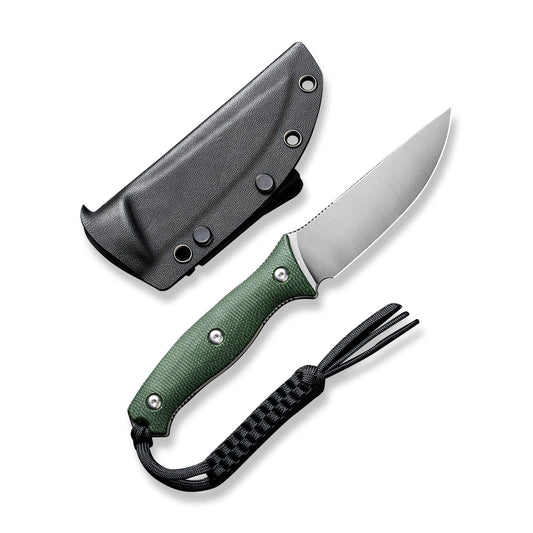 CIVIVI Knives™ Stormridge Fixed Blade C23041-3 Green Micarta Nitro-V Stainless Steel Knife