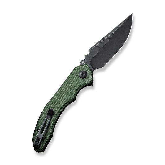 CIVIVI Knives™ Bluetick Liner Lock C23050-3 Green Micarta 14C28N Stainless Steel Pocket Knife