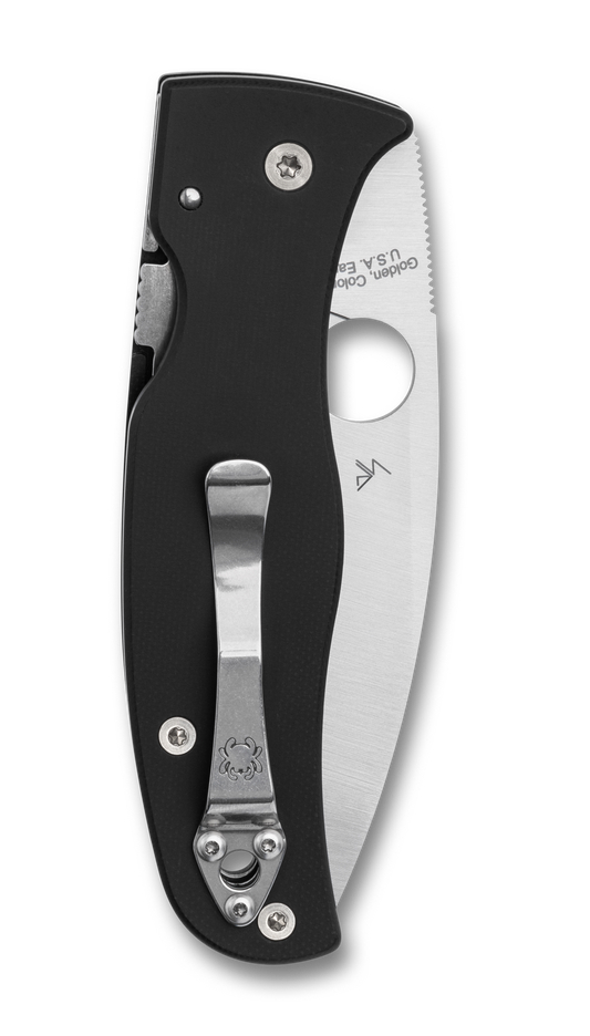 Spyderco Knives™ Bodacious Back Lock C263GP Black G10 CPM S30V Stainless Steel Pocket Knife