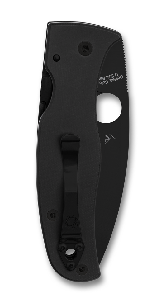 Spyderco Knives™ Bodacious Back Lock C263GPBK Black G10 CPM S30V Stainless Steel Pocket Knife