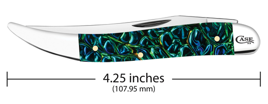 W.R. Case XX Knives Black Sea Dichrolam Medium Toothpick Stainless 25119 Pocket Knife