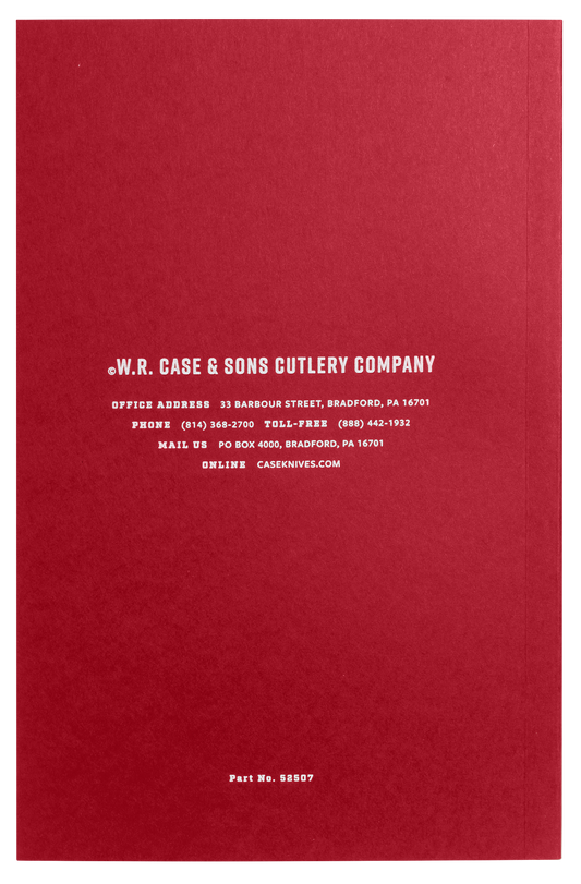W.R. Case & Sons Cutlery Co.™ 52507 Knife W.R. Case Knife Patterns Guide Book