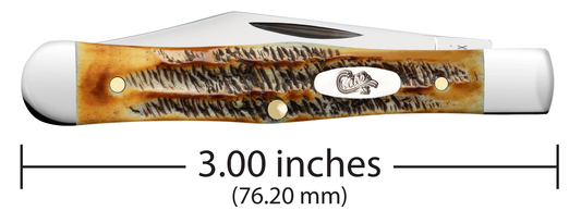 W.R. Case XX Knives Swell Center Jack 65326 6.5 BoneStag Stainless Pocket Knife