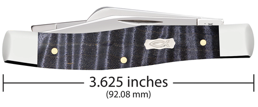 W.R. Case XX Knives Purple Curly Maple Ichthus Stockman 80541 Stainless Pocket Knife