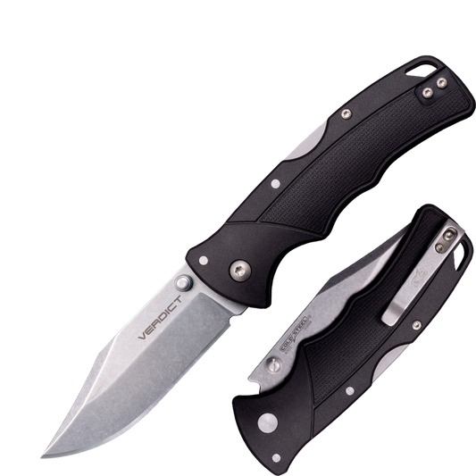 Cold Steel, Inc.™ Verdict Lockback FL-C3CPSSZ Black GFN 4116 Stainless Steel Pocket Knife
