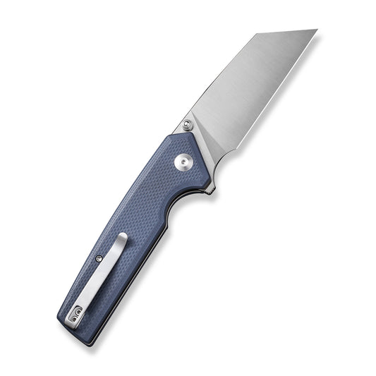 CIVIVI Knives™ Amirite Button Lock C23028-1 Neutral Blue G10 Nitro-V Stainless Steel Pocket Knife